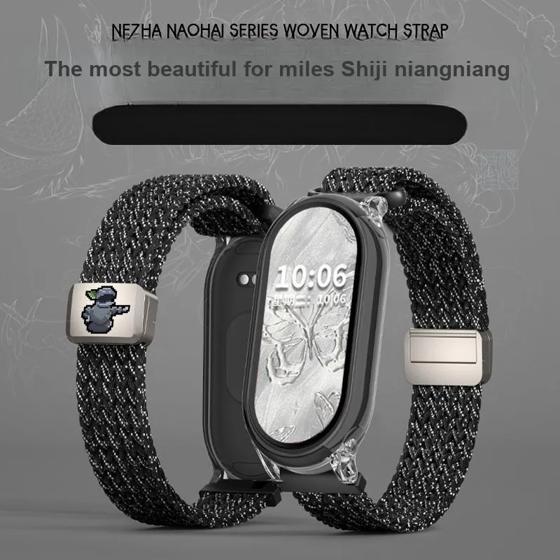 Mr. Strap Watch Bands Xiaomi Compatibility 145~210mm Fabric Material Unisex-31