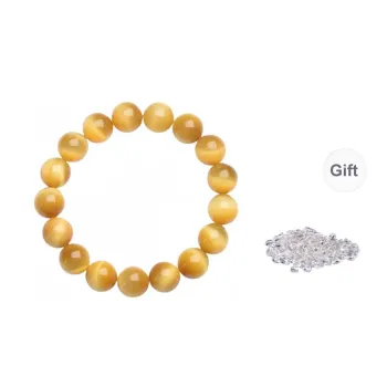 Stone On The Line Tiger's Eye Stone Bracelets Unisex