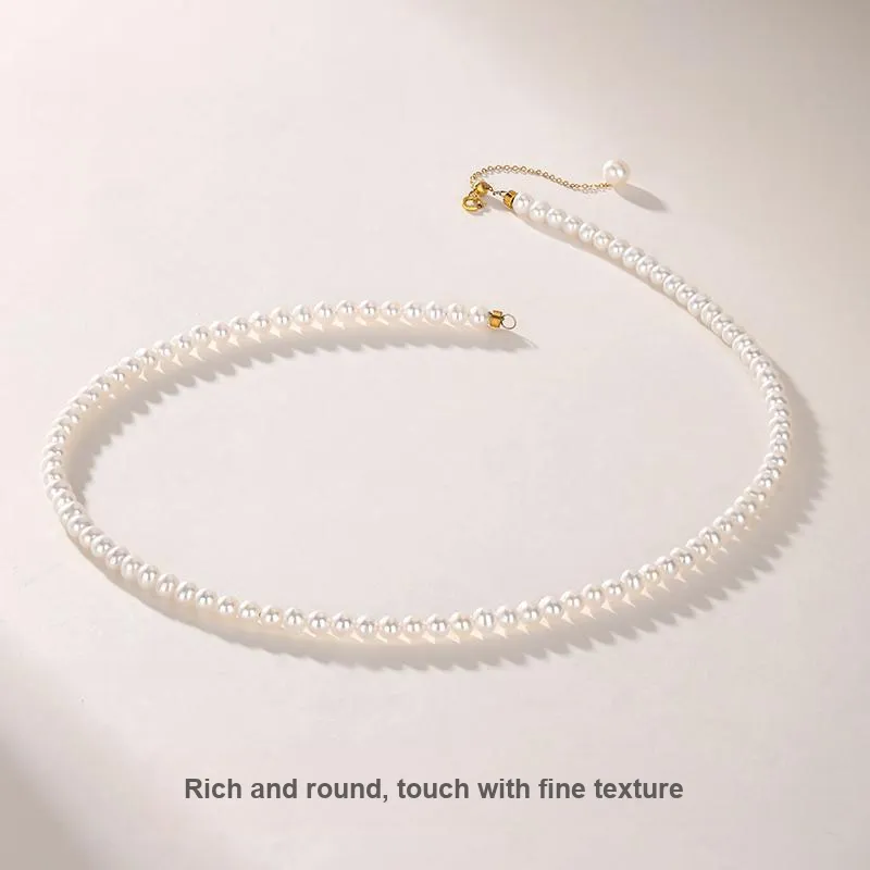 JINLIUFUJIXIANG Freshwater Pearl Necklaces Women's-7