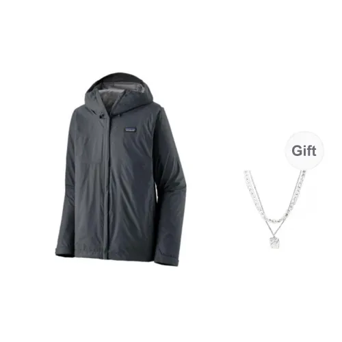 Patagonia Hiking Series Windbreaker Jackets Unisex Smoke Blue, Comes With Necklace