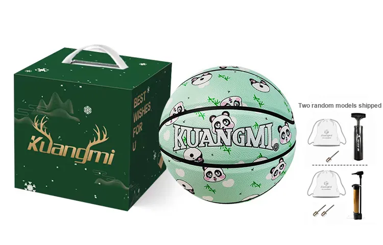 Kuangmi PU Basketball Turquoise Size 5 Ball Training Unisex-11