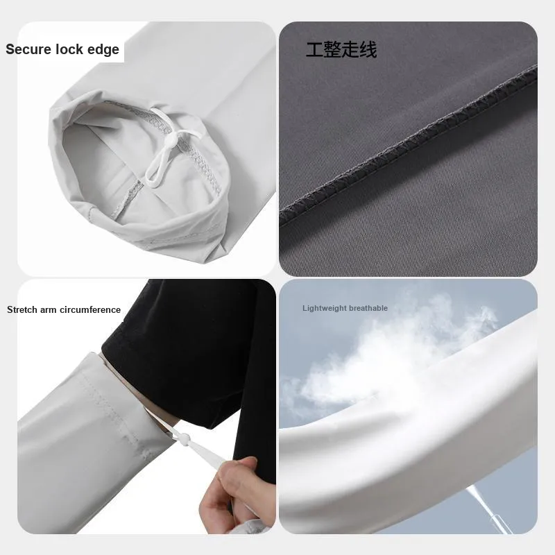 NANJIREN Polyamide Sun Protection Sleeves Unisex-3