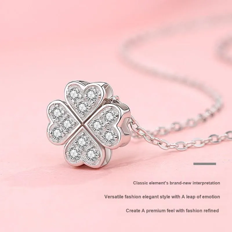 Rui Ge Mei S925 Silver Necklaces Women's-3
