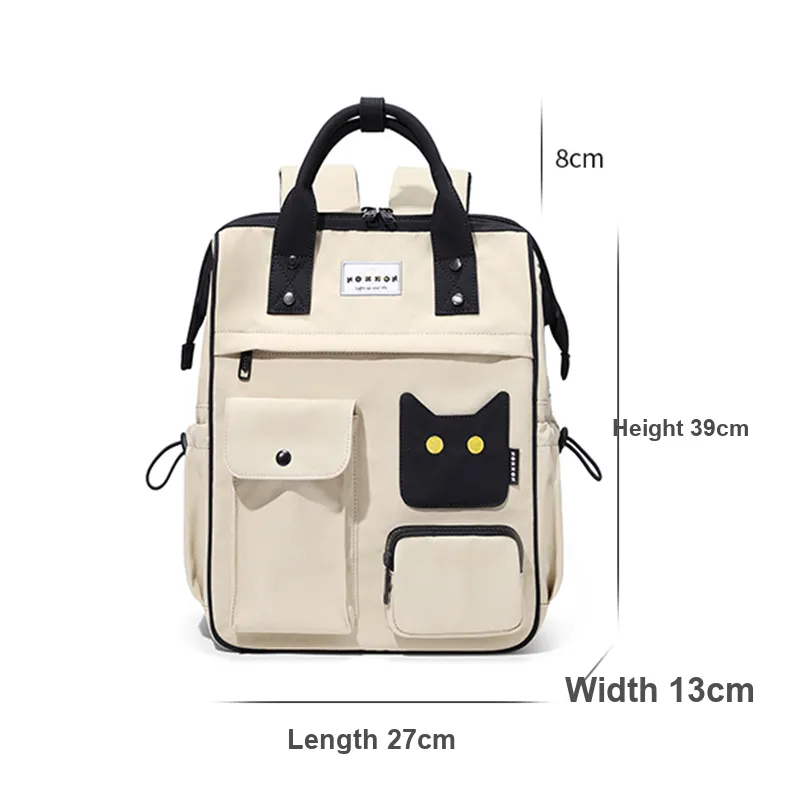 NOXXON Nylon Backpack Regular Women's Smoke Purple/Khaki-4