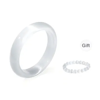 LUCA Glass Cat Eye Bangles Women's