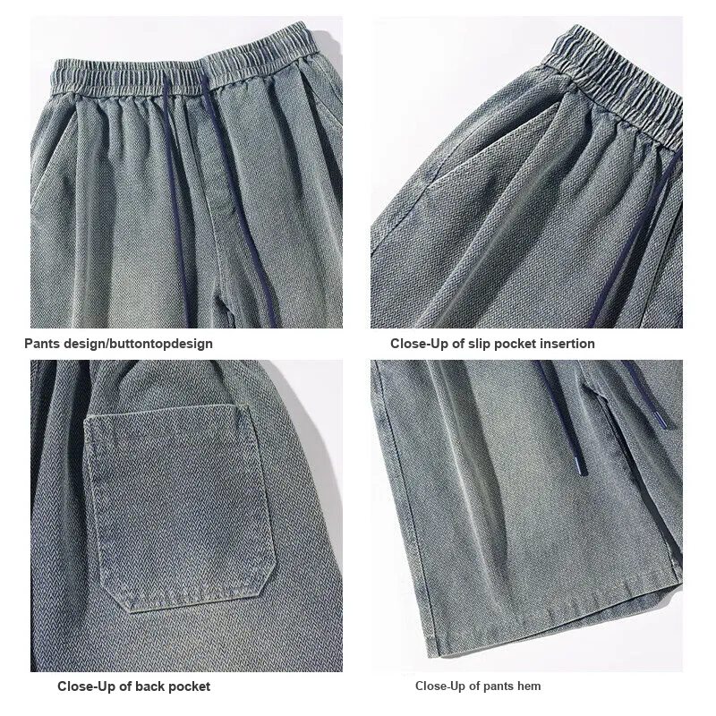 BEAR UNION Denim Shorts Unisex-2