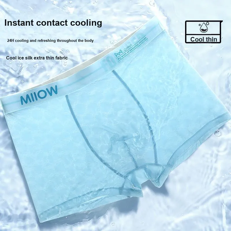 MIIOW Trendy Party Collection Cooling Summer Collection Underpants Men's Combo Set-2