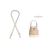 Ecru 1.1cm Width Litchi Grain Gold Snap 65cm[Compatibility Trumpets Bucket Bag]