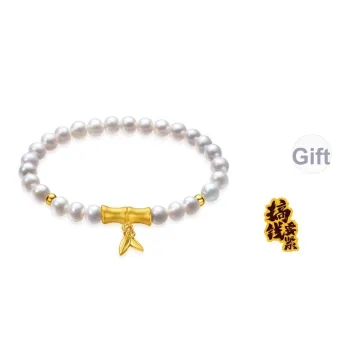 Luxury Beads Freshwater Pearl Bracelets Women's