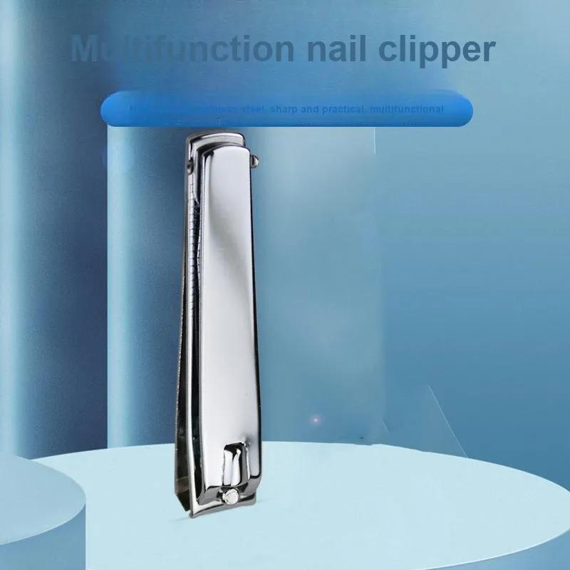 JIAOXUEFEI Sharp Wide-Mouthed Nail Clipper With File Keychain Suitable For Seniors-1