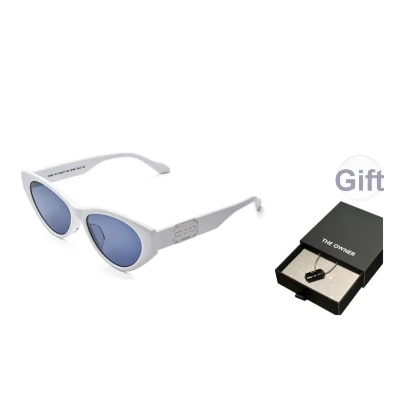 THE OWNER Plate Frame Cat Eye Sunglasses Unisex-5