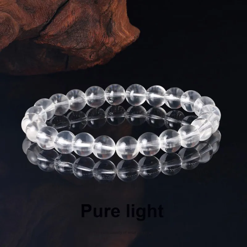 LAOMIAO Natural White Crystal Bracelets Women's-2