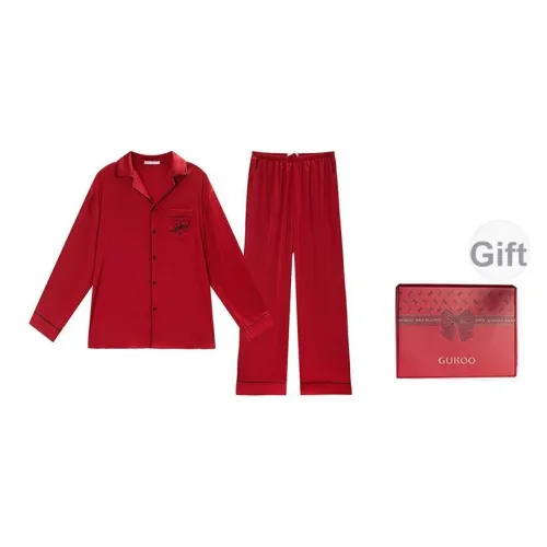 GUKOO Пижамный комплект мужской Gift Box Set включающий Хурма Красный