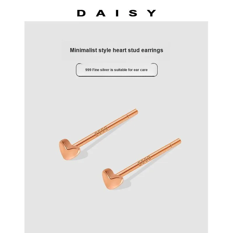 Daisy Dream Full Sterling Silver Stud Earrings Women's-4