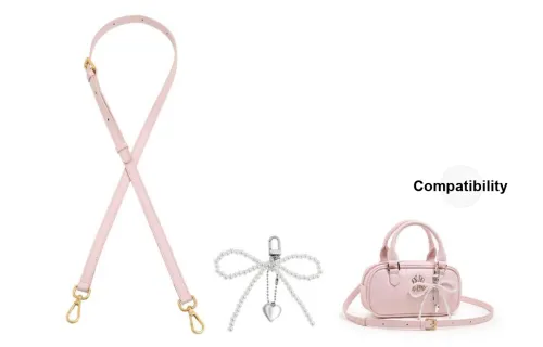 Kim Yeon sha Коровья кожа Сплав Сумка Ремень Женские Экрю Светло-синий