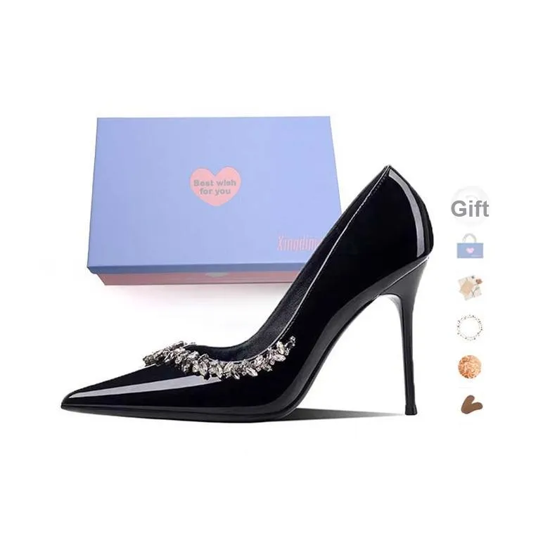 Xingdiman Низкий каблук Высокие каблуки Женские Набор в подарочной коробке