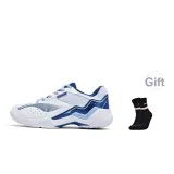 White Blue+Free Crew Socks