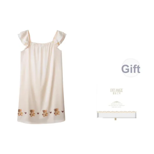 XIA.WA.ZHI.XIU Ночная сорочка Женская Набор в подарочной коробке Белый