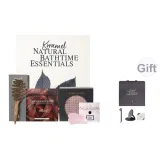 Medium Size Pine Cone Pig Bristle Comb+Fourth Generation Hair Drying Caps+Rose Bath Ball+Cupping Glass (Image Color)