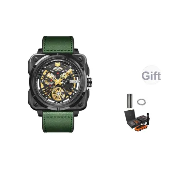 GEYA Limited Racing Edition & G MAX Engine Collection Automatic Mechanical Movement Watch Men's Watches Cut Out Dial