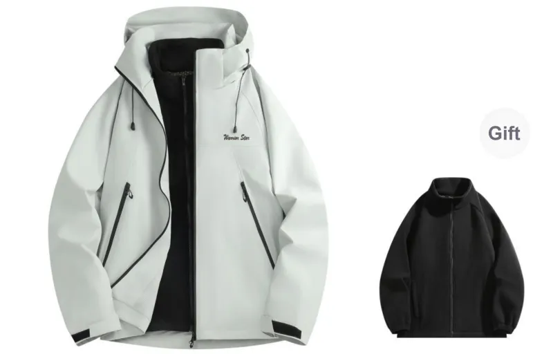 Warrior Lace Up Waterproof And Windproof Windbreaker Jacket Unisex-18