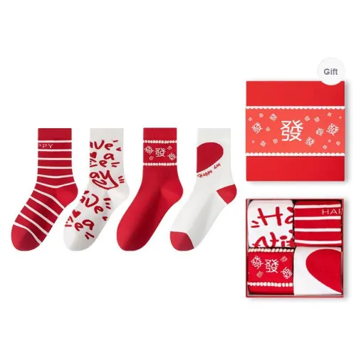 MIIOW Mid Calf Socks Unisex Gift Box Set