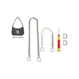 One Shoulder/Crossbody Chain (63.5cm)+Pearl Chain (36.5cm) with Customization Set Included