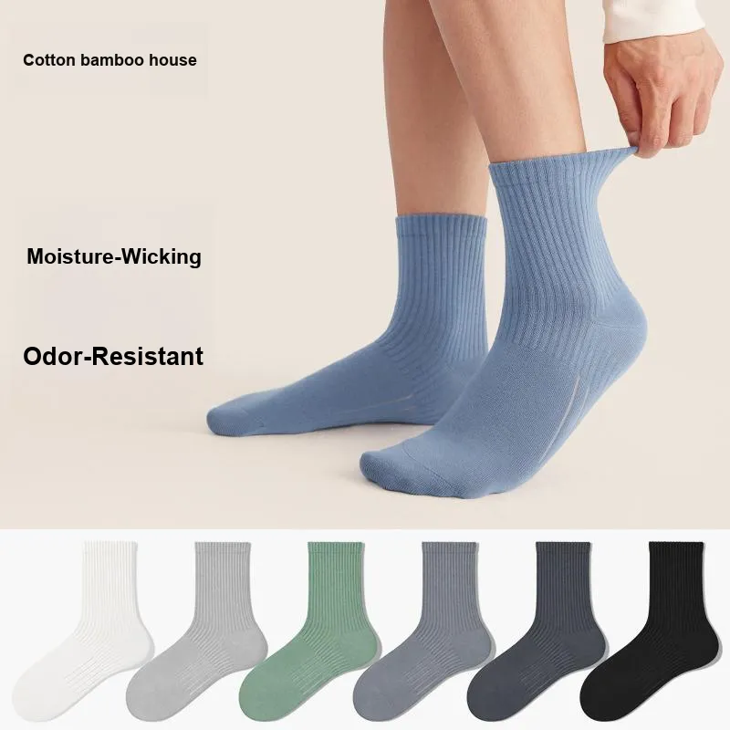 B&C.Room Mid Calf Socks Men 5 Pack-2