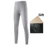 1 Pack (Lilac Gray) Deer Velvet Heat/Antibacterial Comfortable/Seamless Skin-Friendly