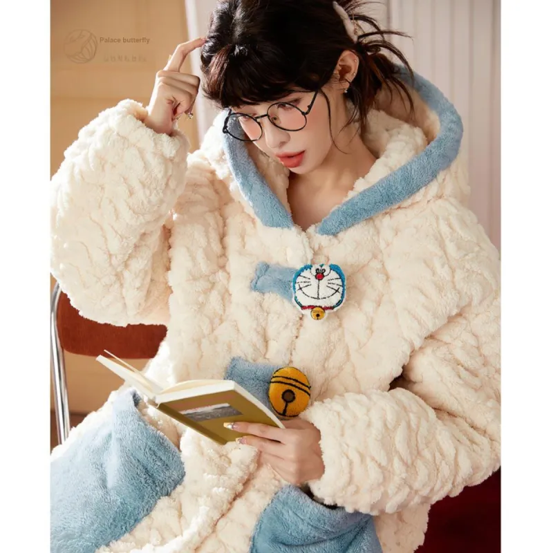 Gongdie x DUOLA A MENG LIANMINGKUAN Pajama Set Women's White-1