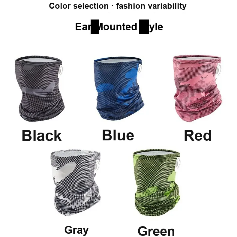 PUIU Riding Equipment Cycling Face Mask Outdoor Unisex Polyamide Nylon-3