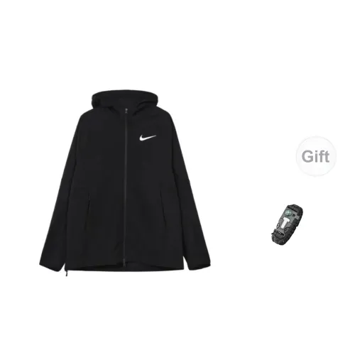 Nike Jackets Men Black Includes Wristband