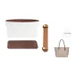 [City33 Milk Tea Three-Piece Set]Waterproof Liner+Bottom Pad+Shoulder Strap Pad