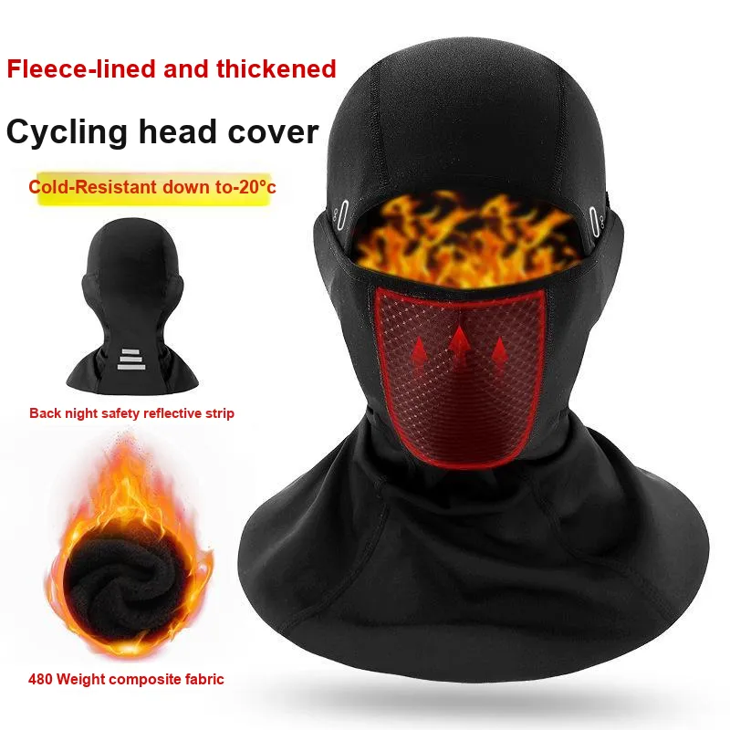 Genius Dawn Moon Riding Equipment Mask Outdoor Unisex Polyester, Elastane 24*36CM Black, Dark Gray-2