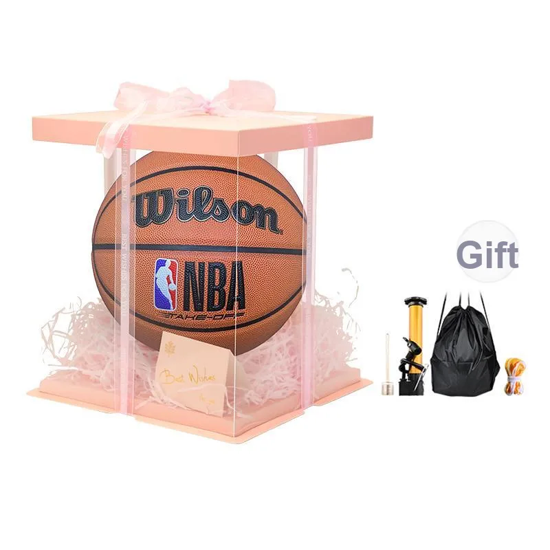 Wilson NBA PU Basketball Brick Red Size 7 Training Unisex-9