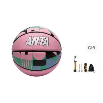 Anta Students' Practical Training Basketball Adults' Professional Use Ball Pink Size 5 Training Match Unisex