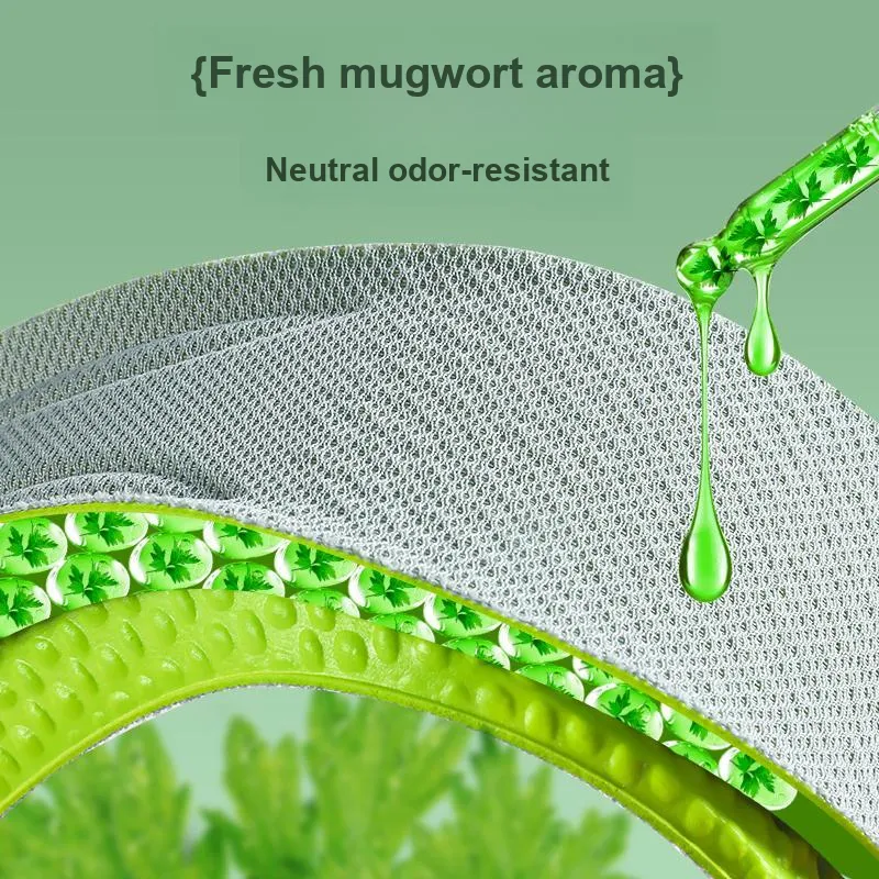 Footprint Tribe Antibacterial Mesh PU Insoles Unisex-2