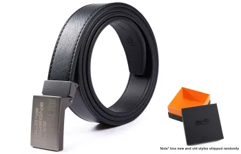 ICONS Lab Leather Belts Unisex Silver