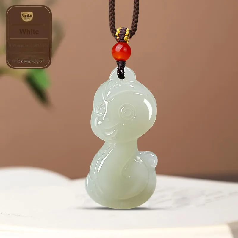 KUNYUYAO Hetian Jade Pendants White Jade Unisex-24