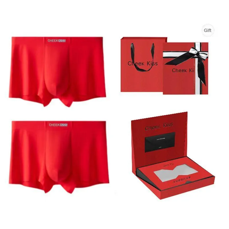 Cheekkiss Underwear Gift Box Men's Red-0
