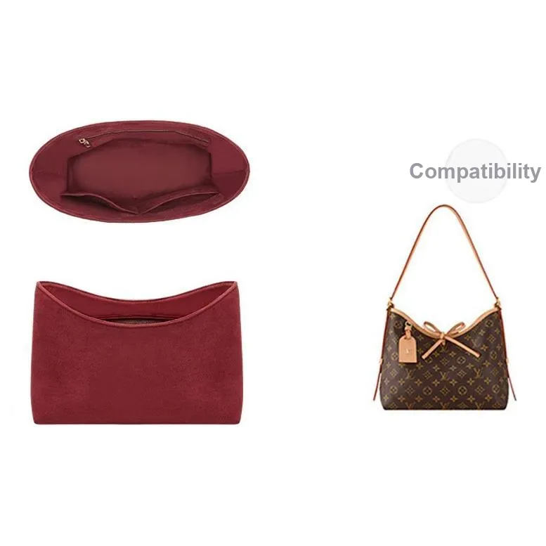 Luxury Care Artisan Workshop Оригинальный Fleece Сумка Вкладыш Женские Бордовый