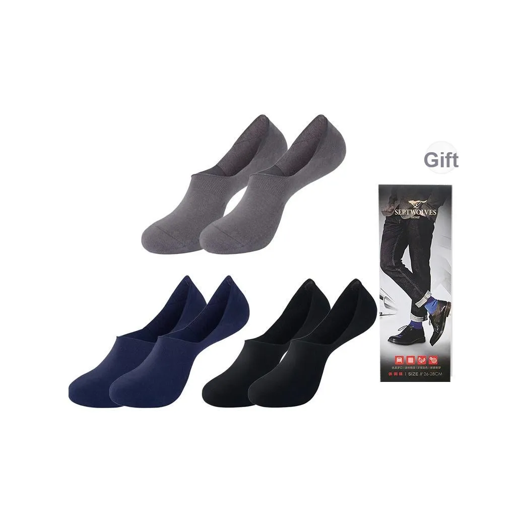 SEPTWOLVES Носки Подарочная Коробка Мужские 3 Пачки с Коробкой Включено