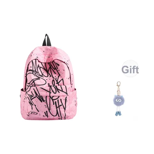 KAMLUI Нейлоновый рюкзак унисекс розового цвета