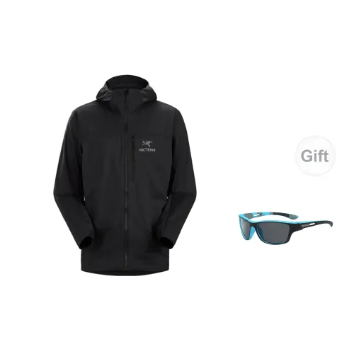 Arcteryx Squamish Windbreaker Jackets Men Black - Includes Glasses