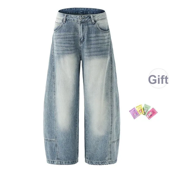 ROSECREED Jeans Unisex Blue Comes With 1 Incense Bag-0