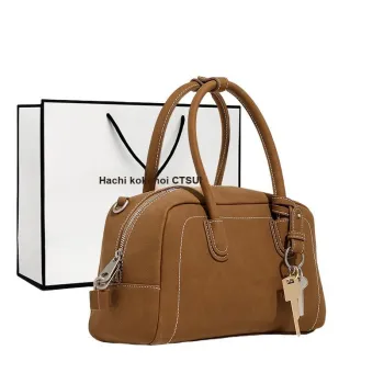 OCTSUI Artificial Leather One Shoulder Handbags Women's Pink/Brown/Cookie/Deep Black/Elephant Gray