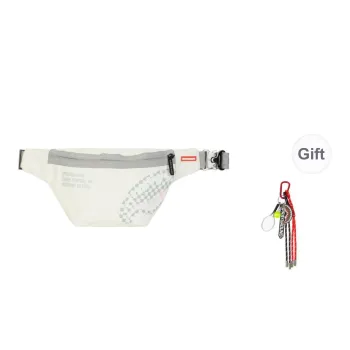 SPRAYGROUND PVC Fanny Pack Regular Unisex Raw White