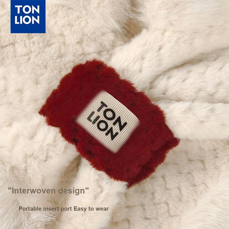 Tonlion Polyester Hoods & Plush Hats Unisex-3