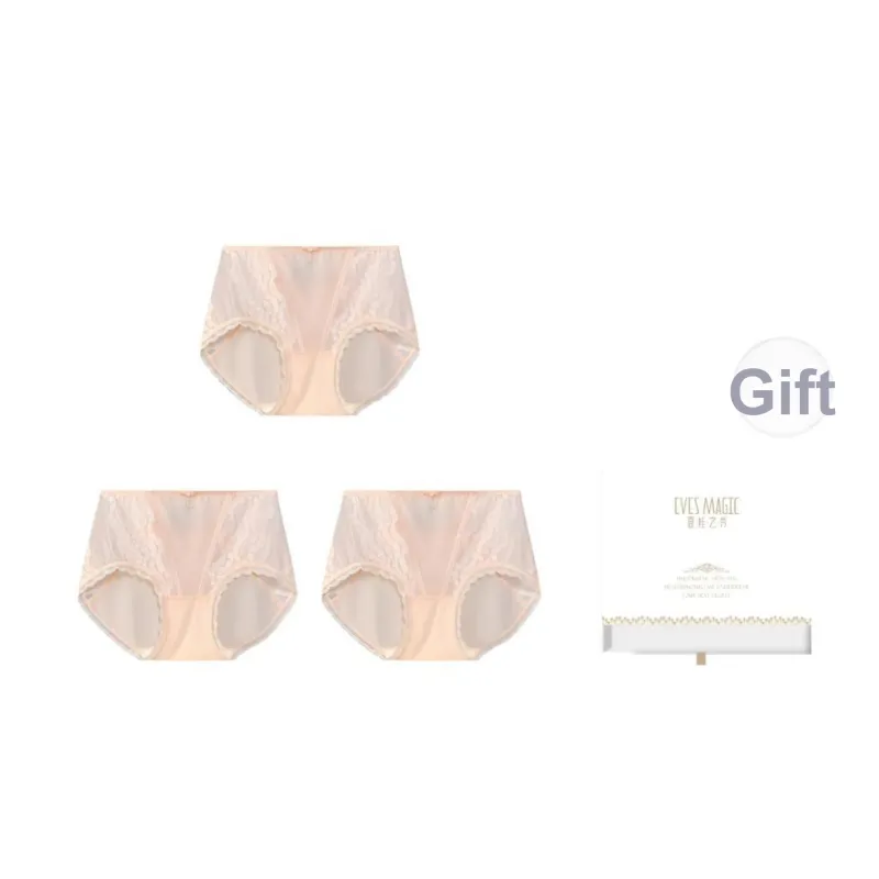 XIA.WA.ZHI.XIU Underpants Women's Shopping Bag 3 Pack-32