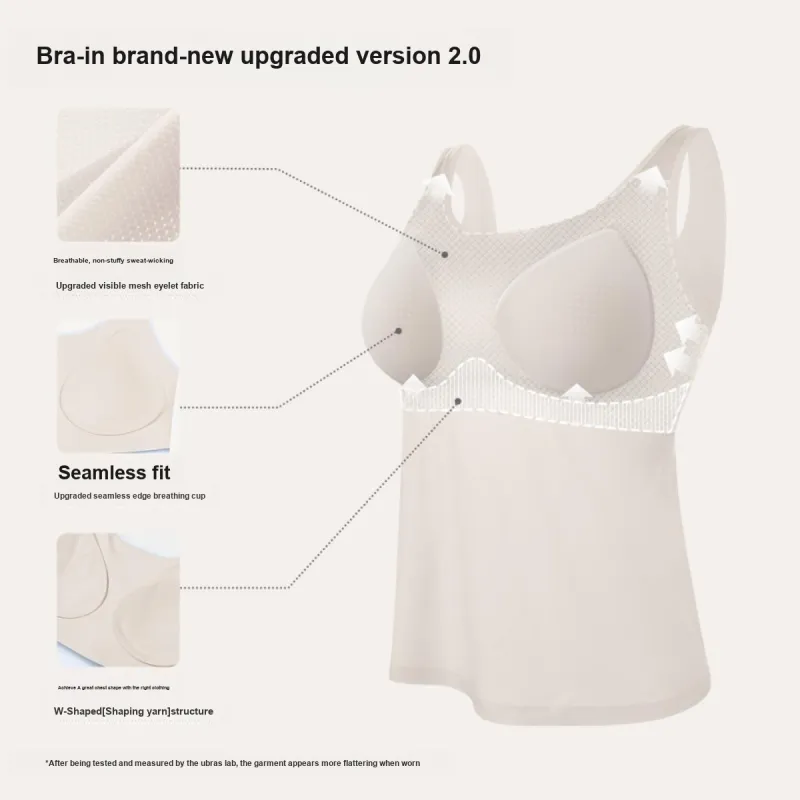 Ubras Muscle bottomed Clothing Series Camisoles Women's-106